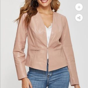 NWT Leather Motorcycle Jacket Small